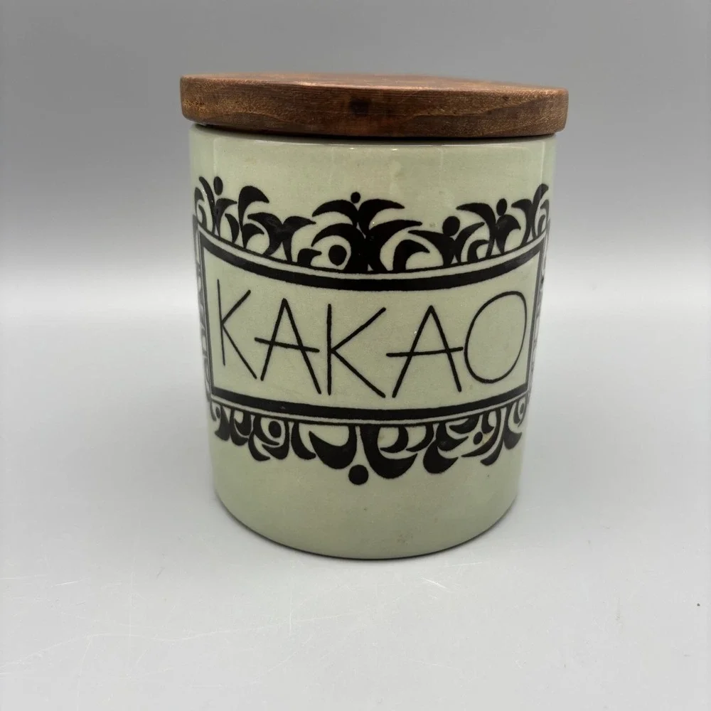 Rorstrand Sweden KULINAR Lidded Storage Kakao Pot / Jar - 4 5/8